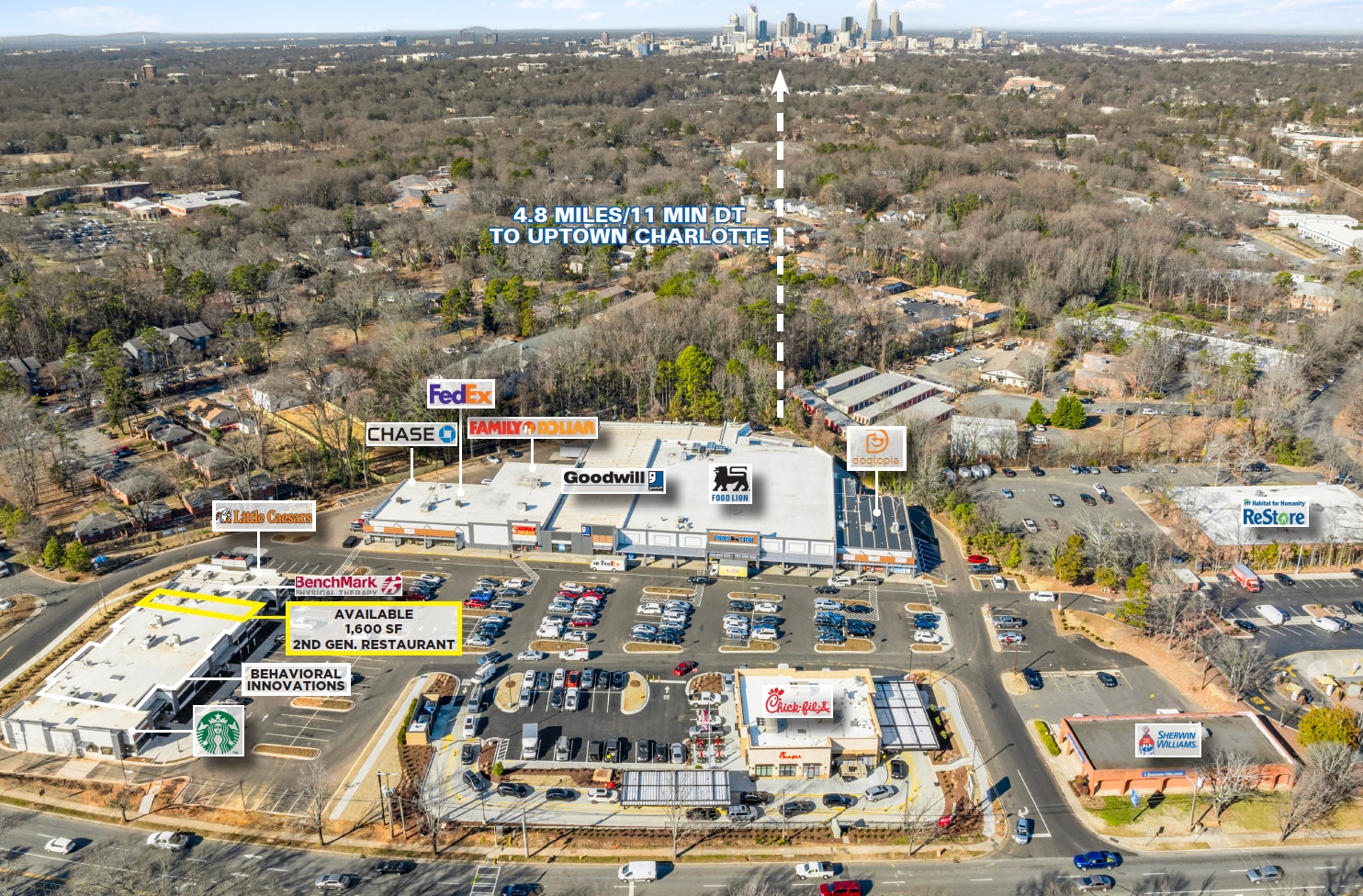931 N Wendover Rd, Charlotte, NC for Rent