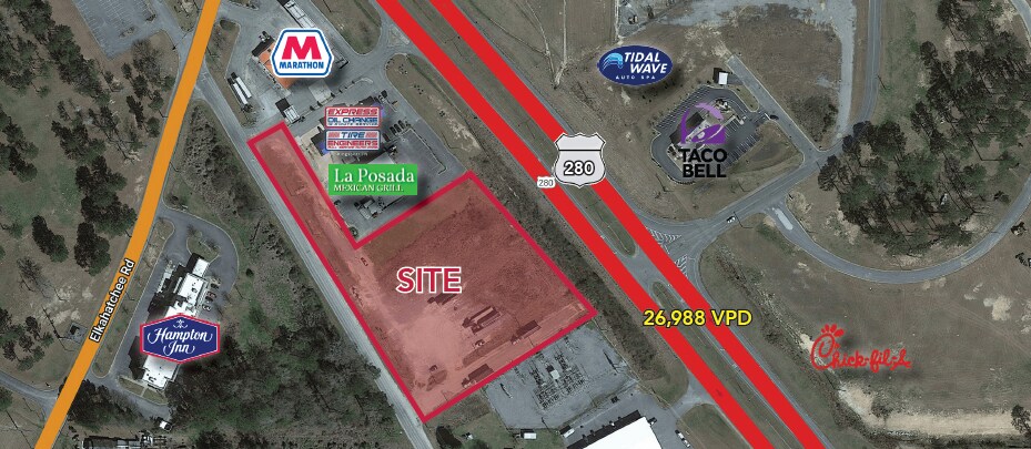 280 Retail Development, Alexander City, AL for Rent