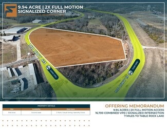 Branson West, MO Commercial Land - 19260 MO-413