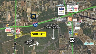 Gulfport, MS Light Distribution - 9140 Canal Rd