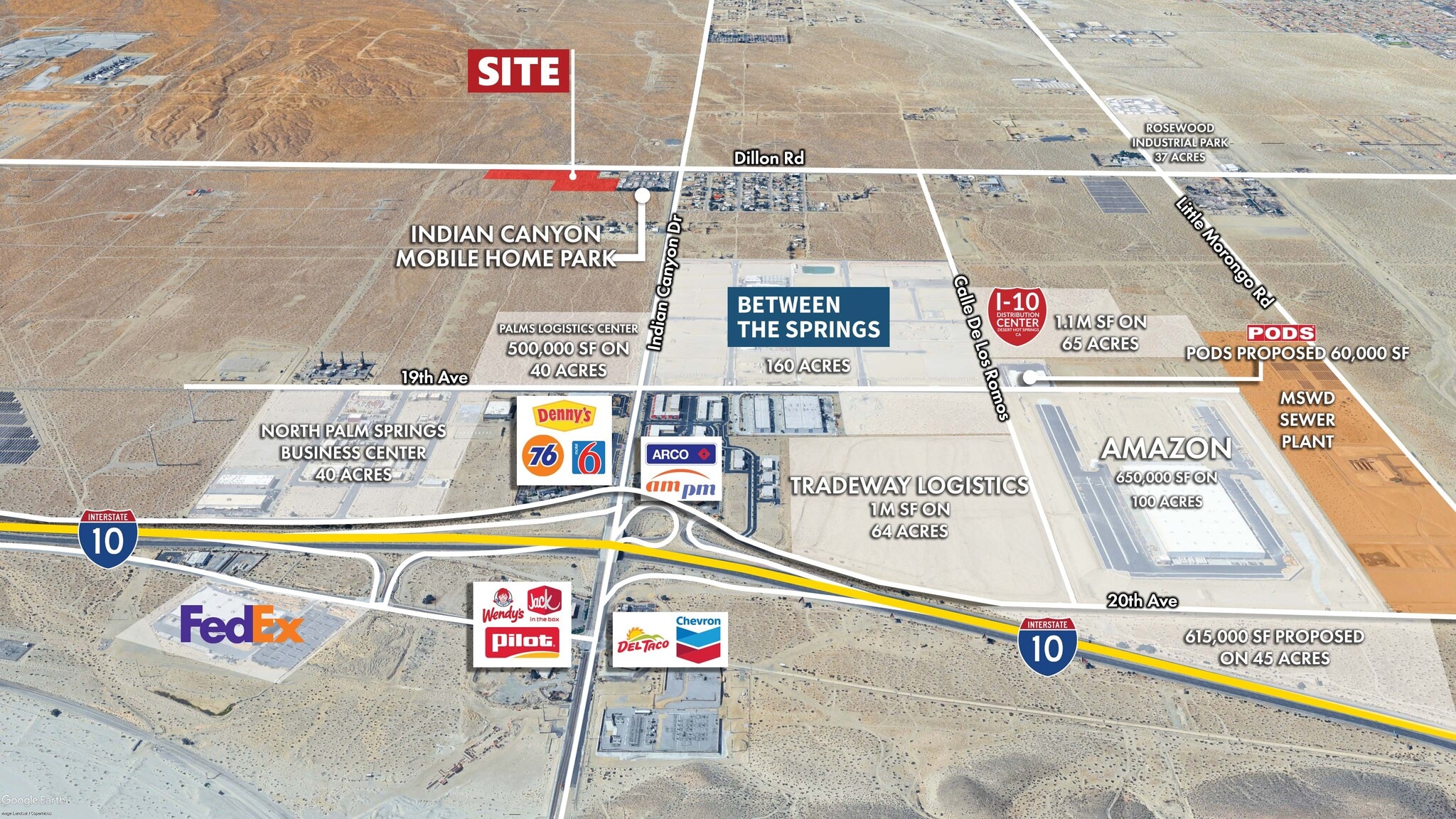 Dillon Rd, West Of Indian Ave Rd, Palm Springs, CA for Sale