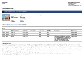 Chula Vista, CA Office/Medical, Office/Retail, Retail - 1105-1111 Broadway