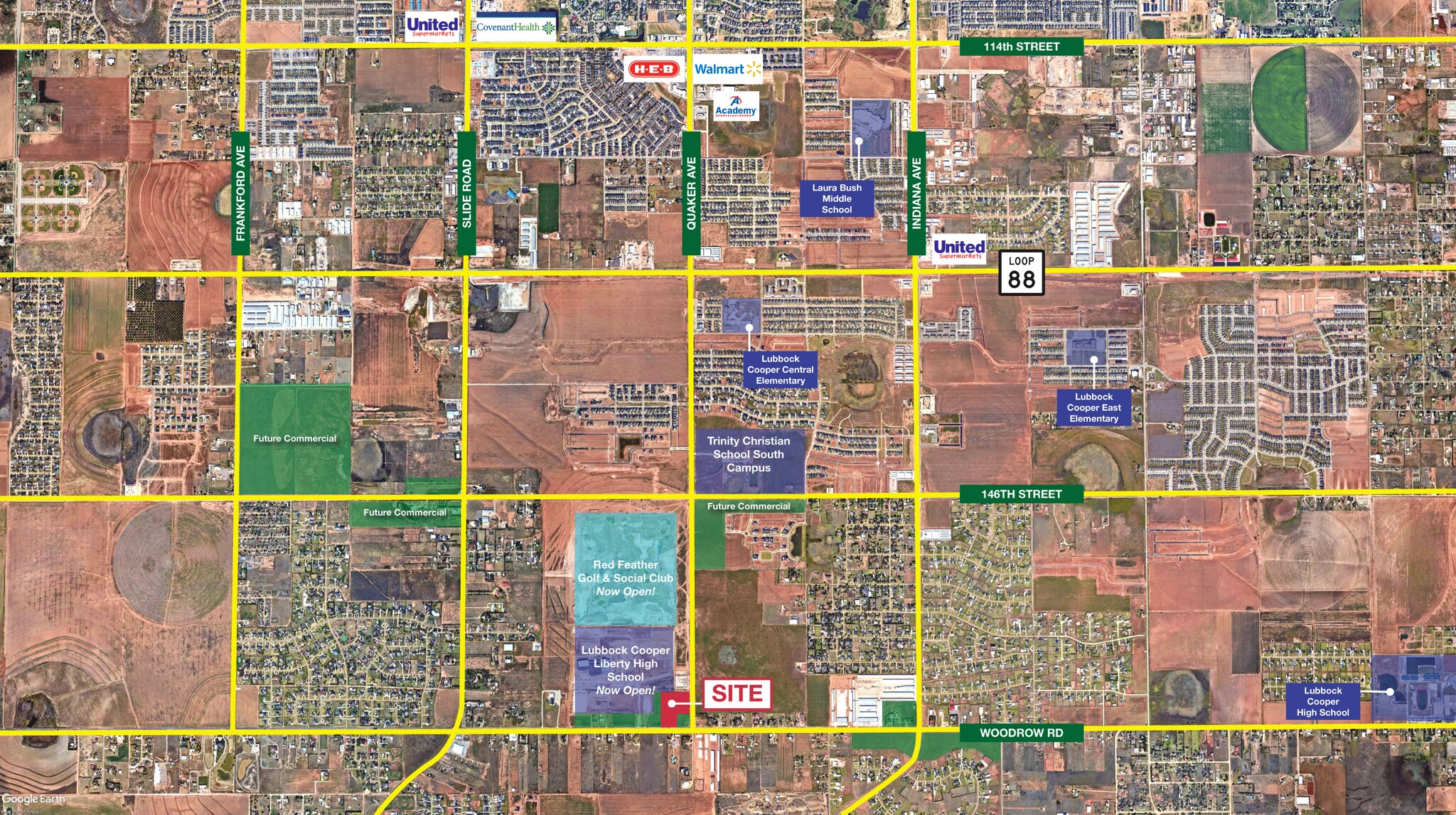 Woodrow Road @ Quaker Avenue, Lubbock, TX for Sale