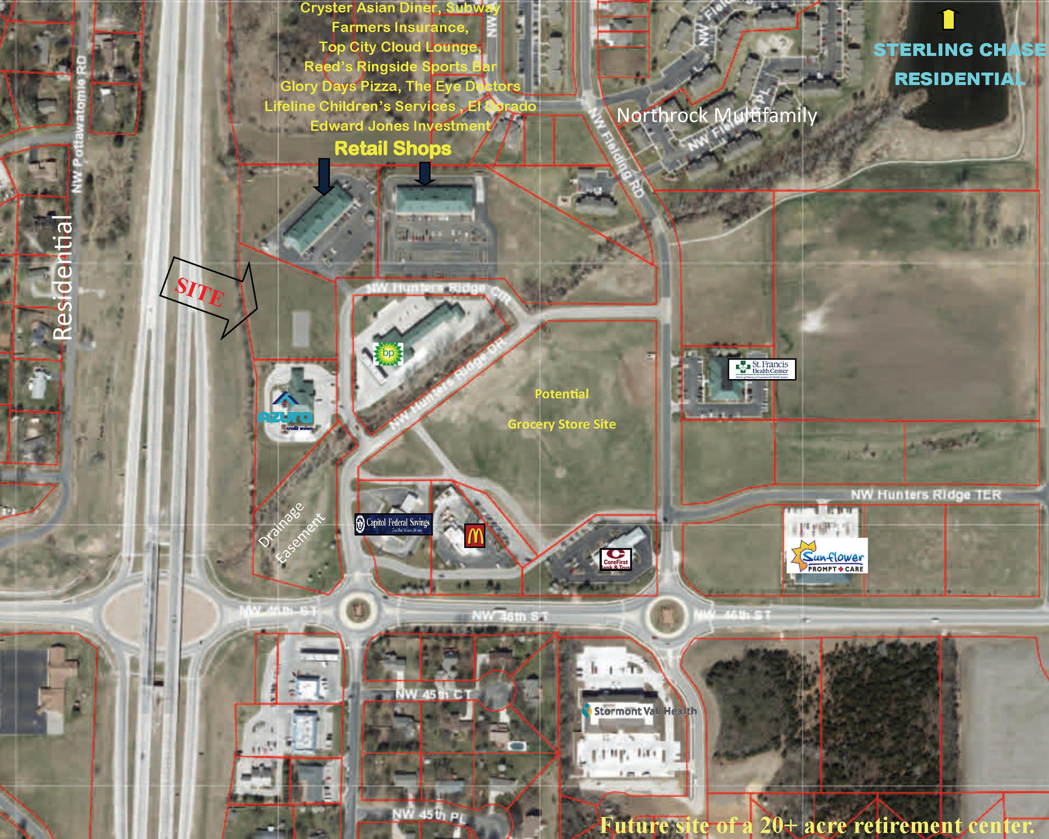 NW 46th St & US 75 Hwy, Topeka, KS for Sale