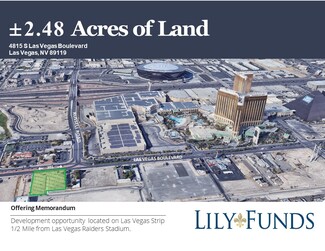 Las Vegas, NV Commercial Land - 4815 S Las Vegas Blvd