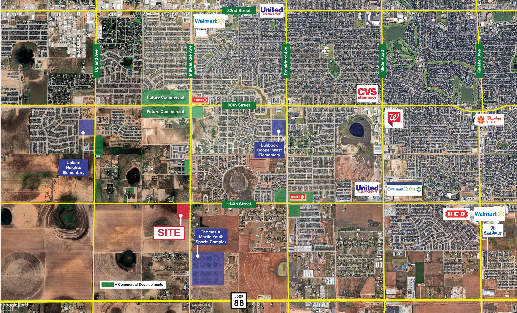 114th Street @ Milwaukee Avenue, Lubbock, TX for Sale