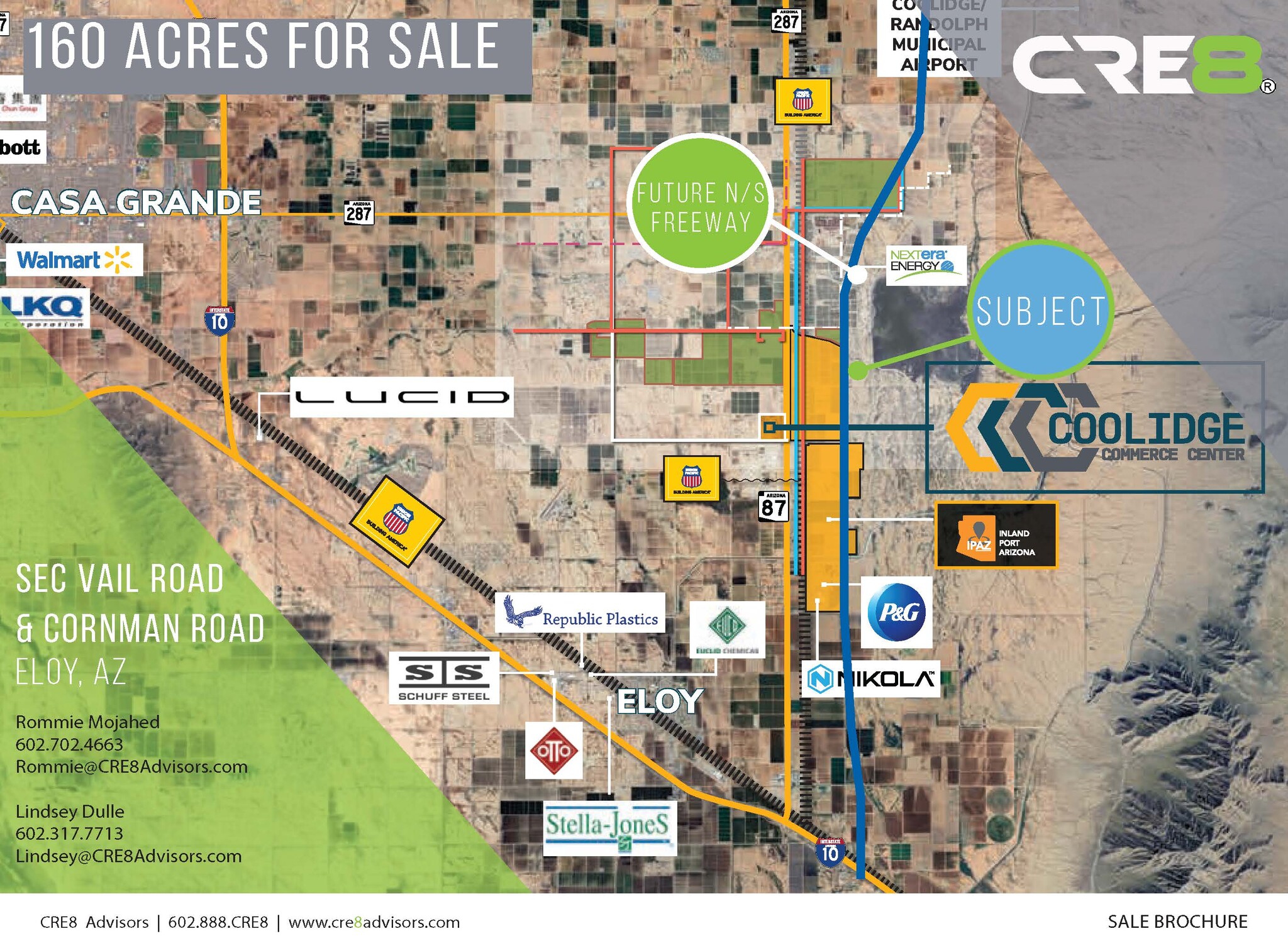 SEC Vail & Cornman, Eloy, AZ for Sale