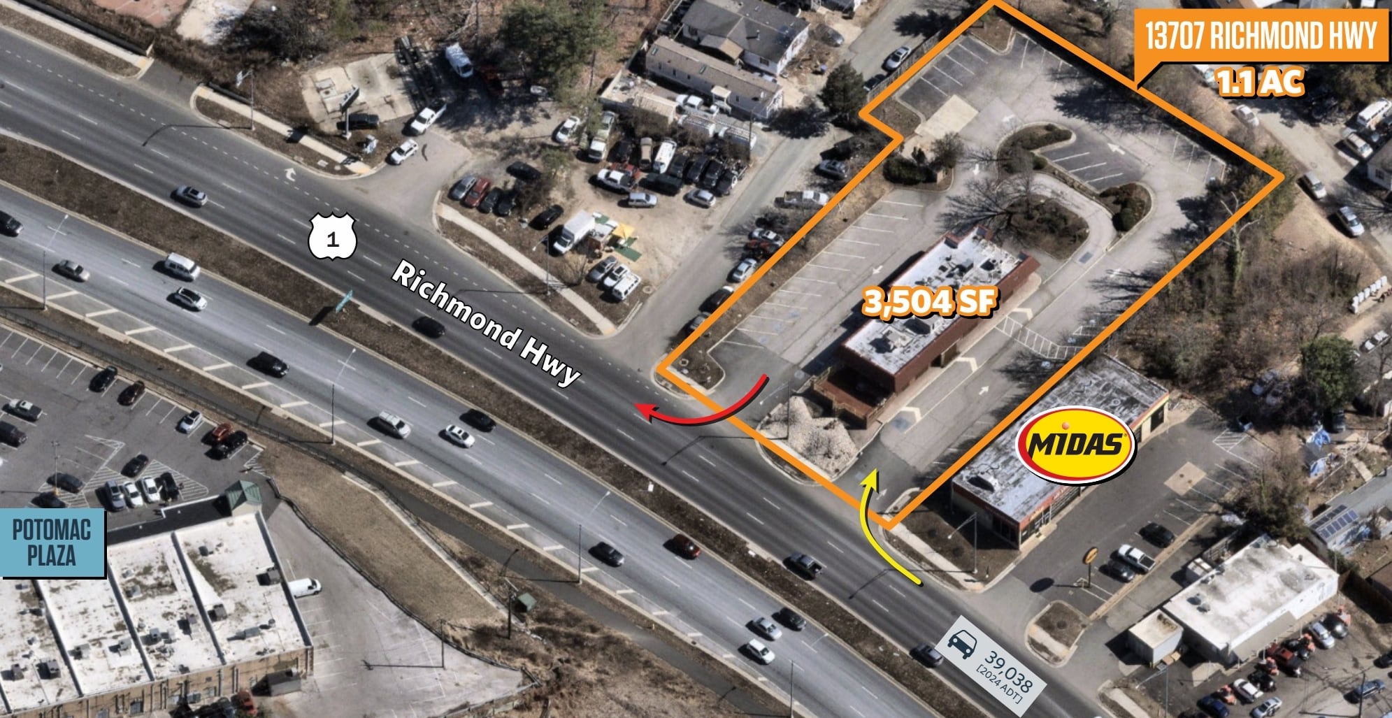 13707 Jefferson Davis Hwy, Woodbridge, VA for Rent