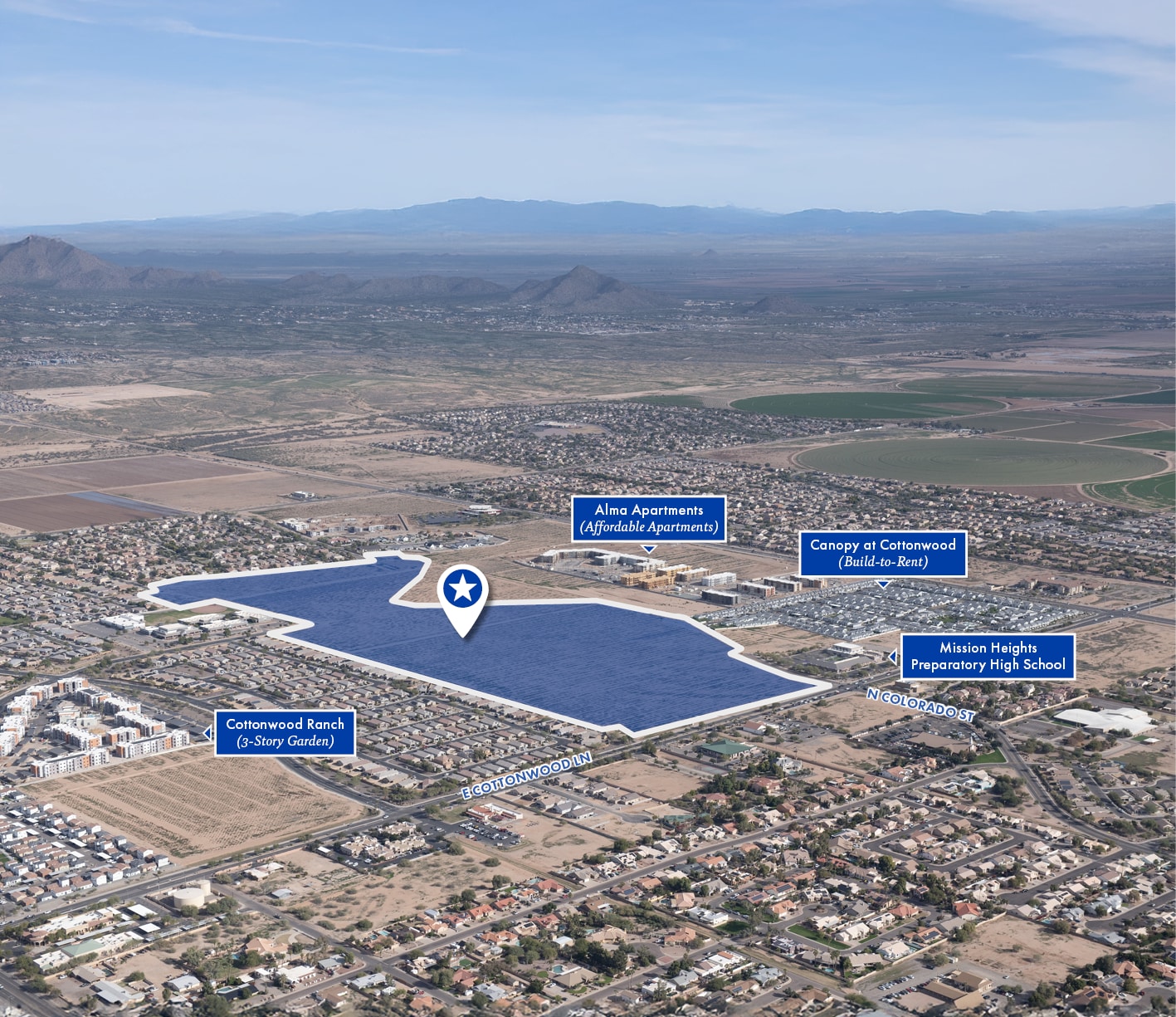 NWC of N. Colorado St & E. Cottonwood Ln ln, Casa Grande, AZ for Sale