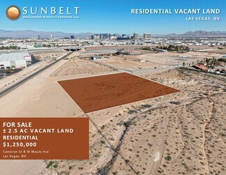 Las Vegas, NV Residential Land - W Maule Ave @ Cameron