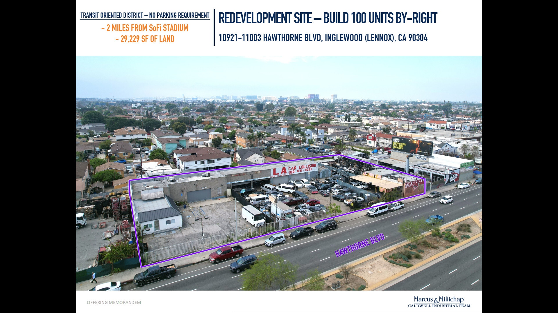 10921-11003 Hawthorne Blvd, Lennox, CA for Sale