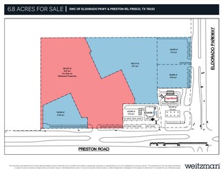 Frisco, TX Commercial Land - SWC OF ELDORADO PKWY & PRESTON RD