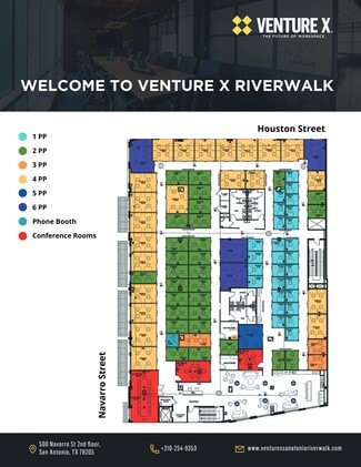 San Antonio, TX Coworking Space - 500 Navarro St