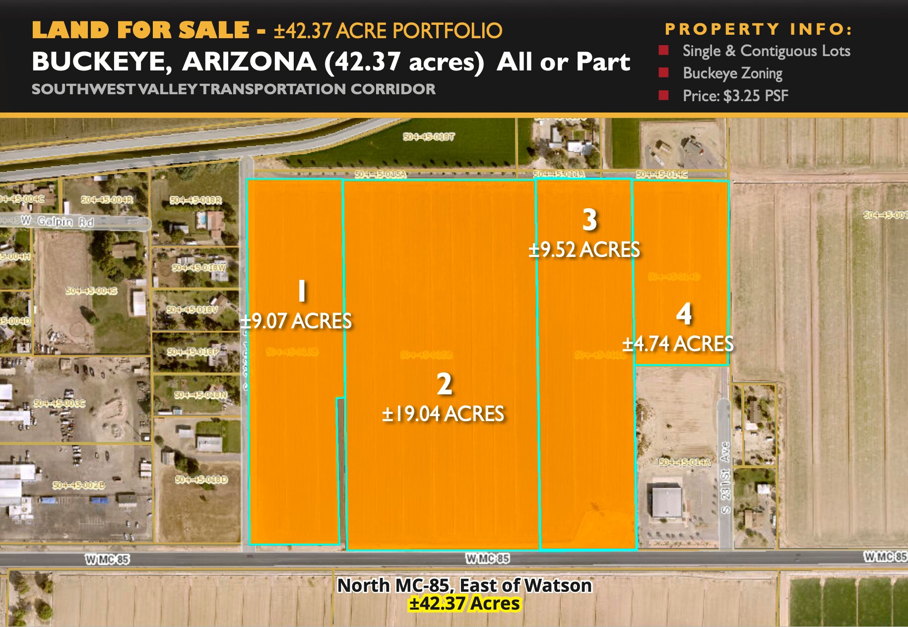 NEC 233rd Ave & MC 85, Buckeye, AZ for Sale