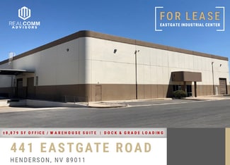 Henderson, NV Industrial - 441 Eastgate Rd Henderson, NV Industrial - 441 Eastgate Rd