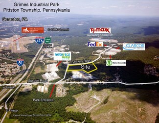 Pittston Township, PA Industrial Land - Sathers Drive & Commerce Rd