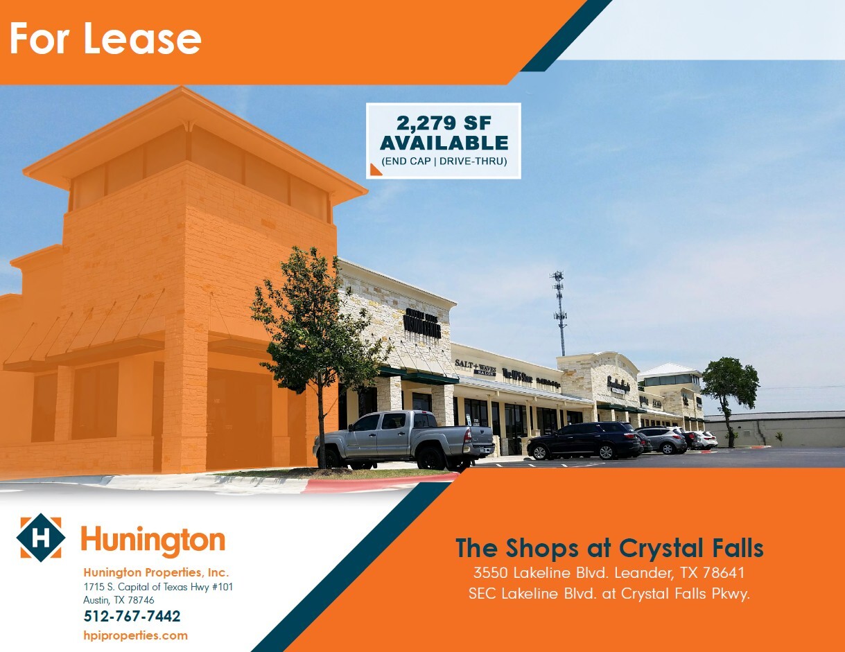 3550 Lakeline Blvd, Leander, TX for Rent