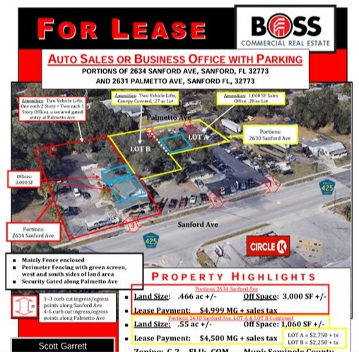 2634 Sanford Ave, Sanford, FL for Rent