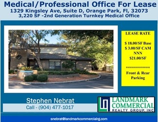 Orange Park, FL Office/Medical - 1329 Kingsley Ave