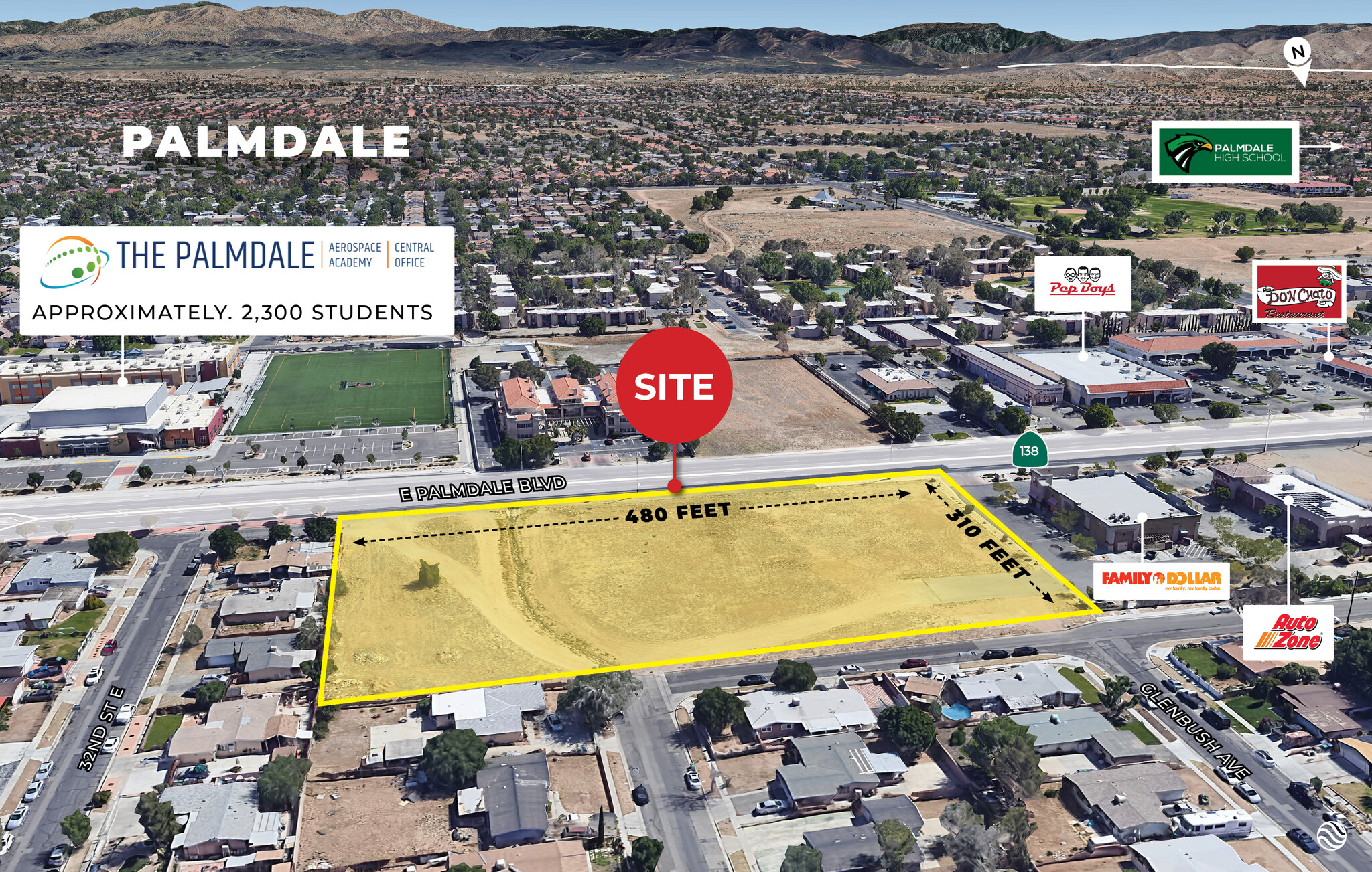 E Palmdale & 32nd St E, Palmdale, CA for Sale