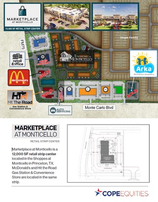 Princeton, TX Retail - FM-75 (Longneck Rd.) & Monticello Drive, Texas