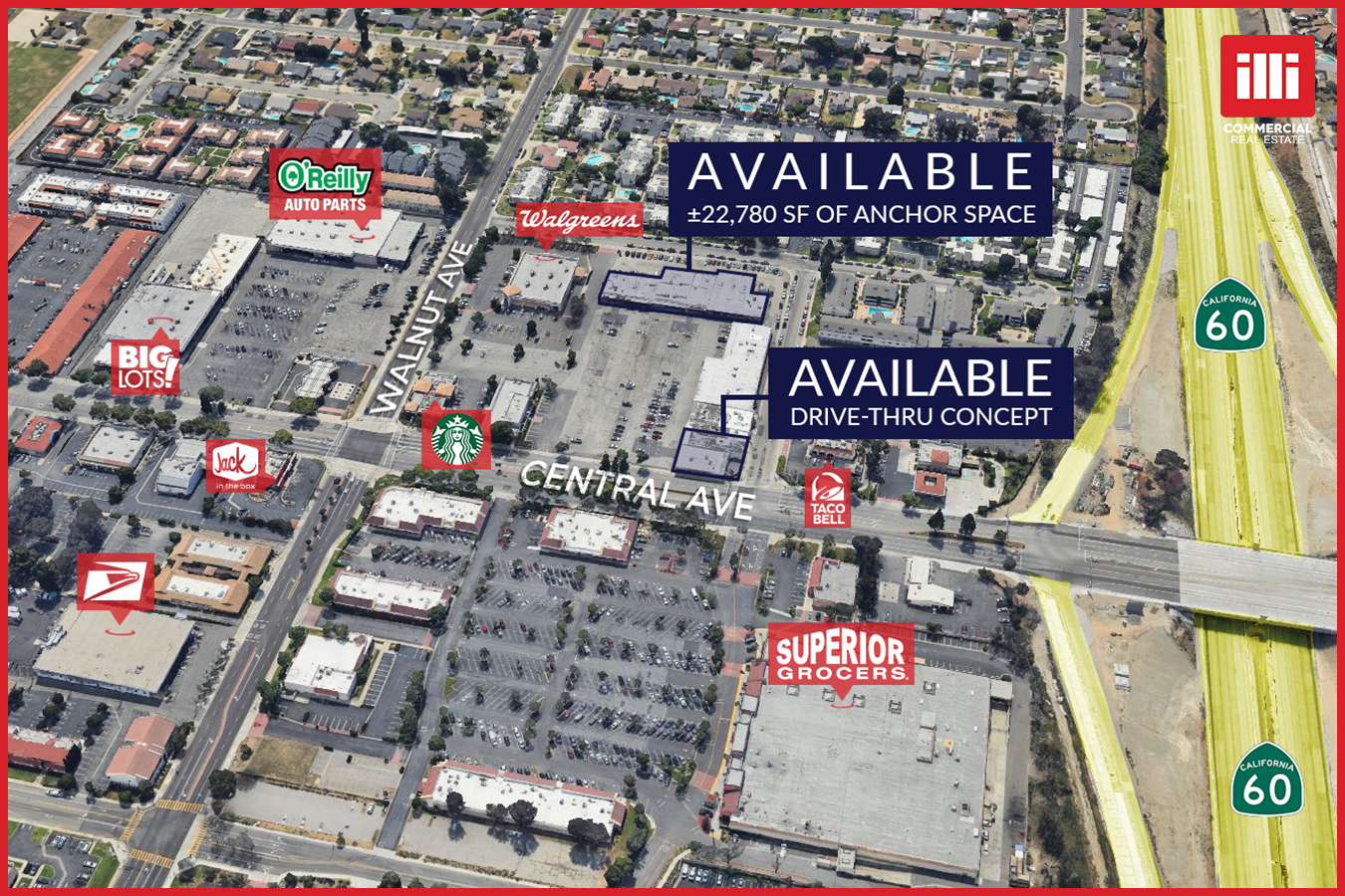 12400-12490 Central Ave, Chino, CA for Rent