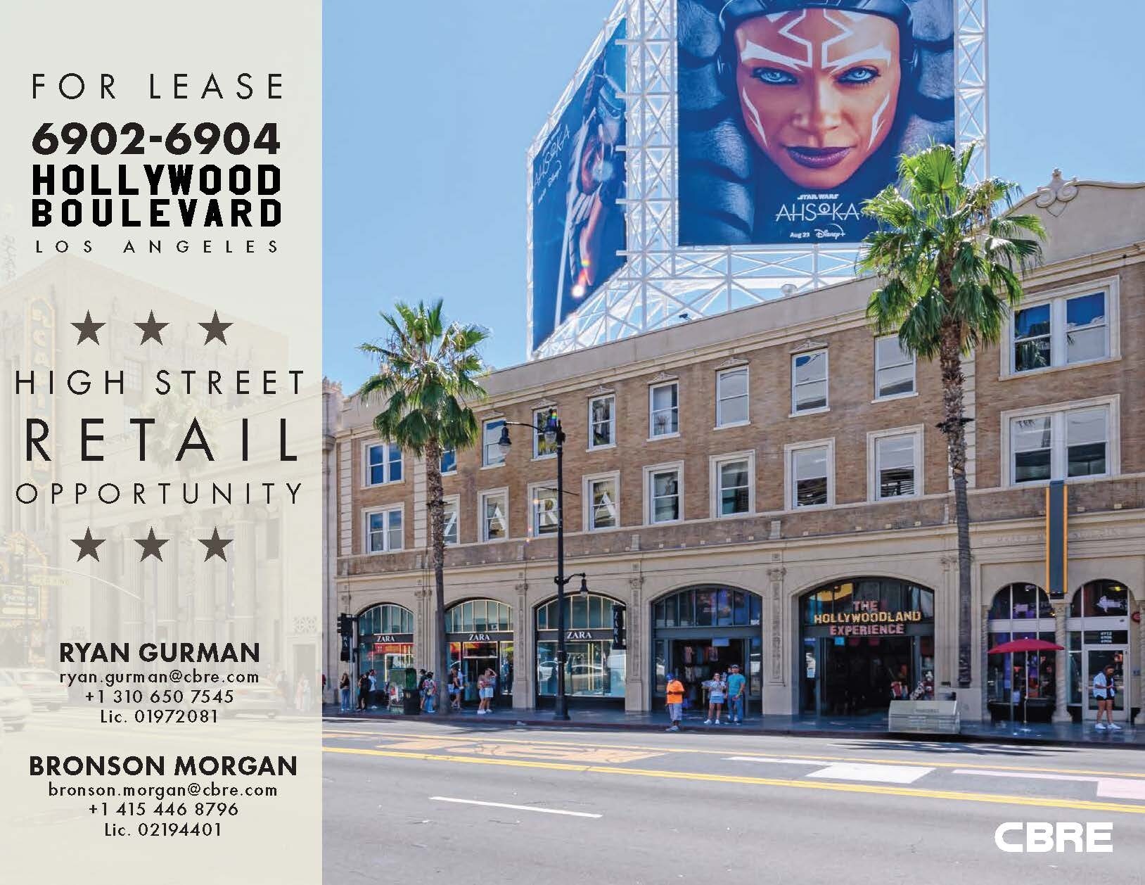 6904-6912 Hollywood Blvd, Los Angeles, CA for Rent