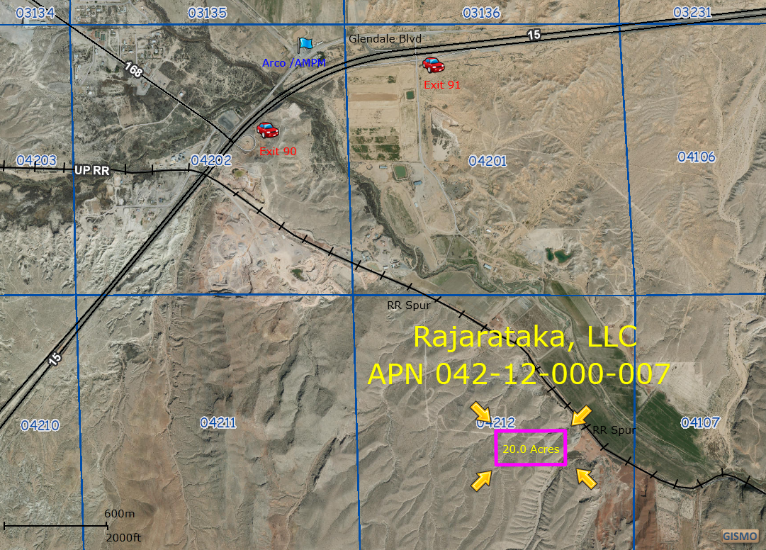 20Acres Moapa, NV Moapa, NV 89025 Land Property for Sale on