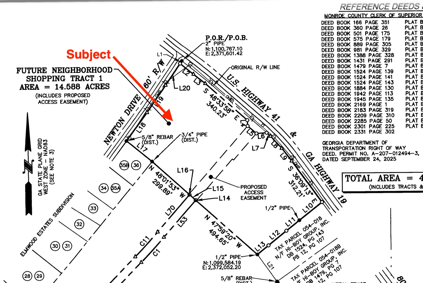 433 U.S. 41, Forsyth, GA for Sale