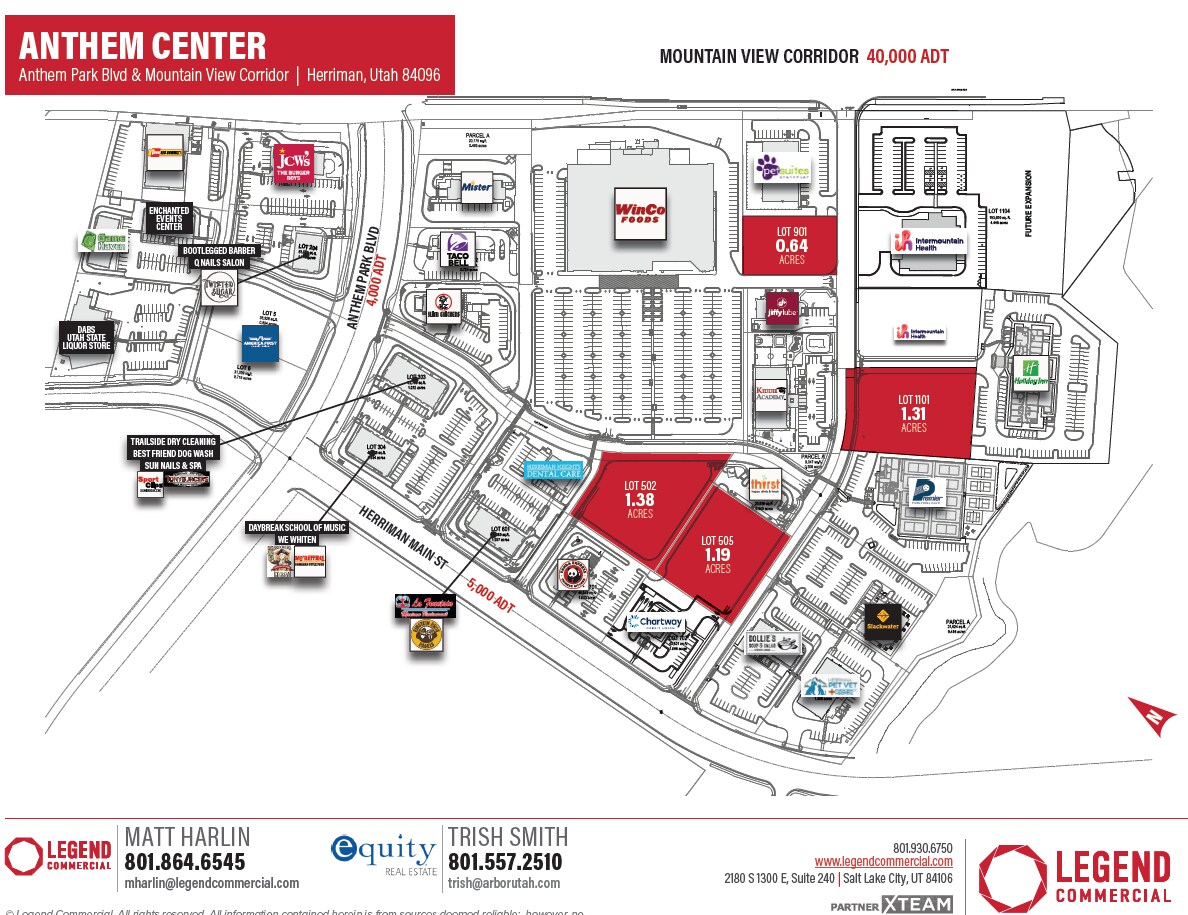 Anthem Blvd and Mountain View Corridor, Herriman, UT for Sale