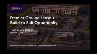Frisco, TX Commercial Land - 1490 Main St