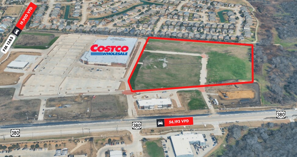 US 380 Fm1385, Aubrey, TX for Sale