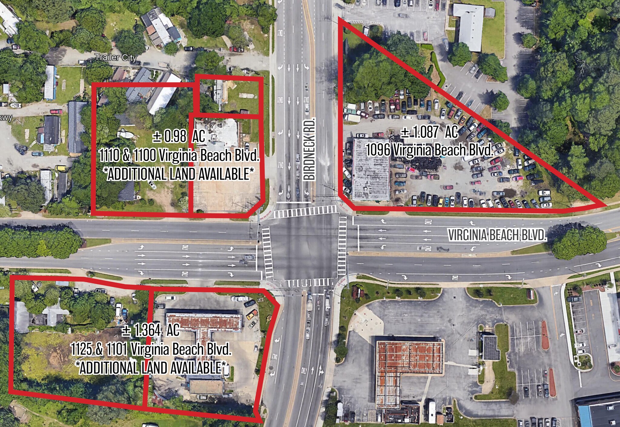 1096 Virginia Beach Blvd Virginia Beach, VA 23451 Land Property for