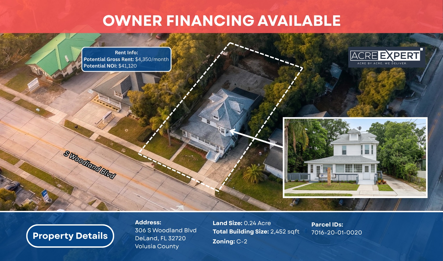 306 S Woodland Blvd, Deland, FL for Sale