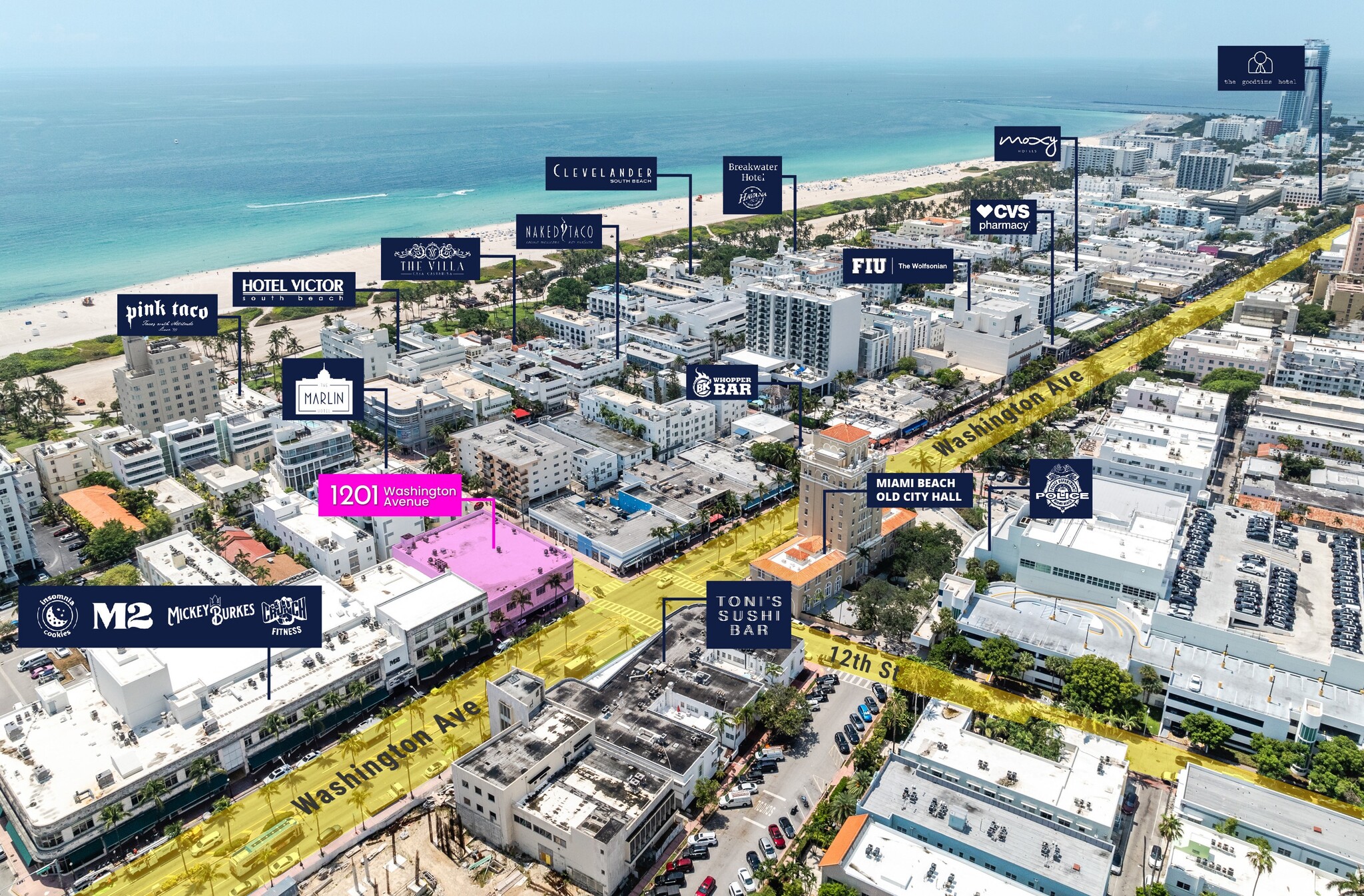 1201-1205 Washington Ave, Miami Beach, FL for Rent