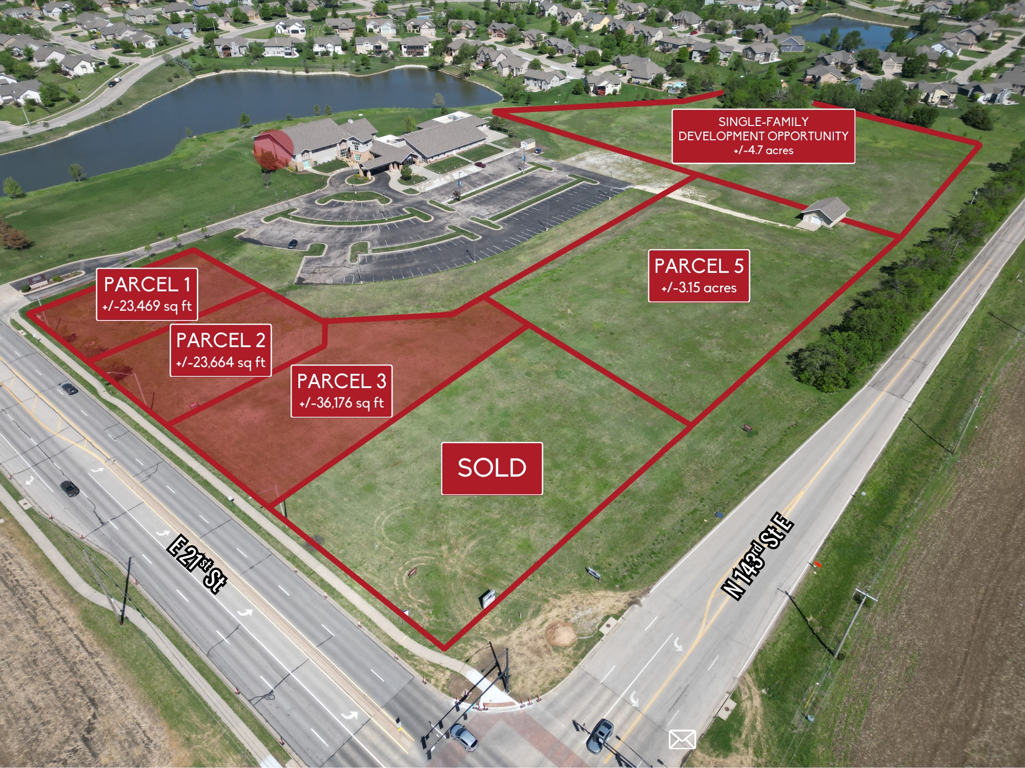 143rd St & 21st St, Wichita, KS for Sale