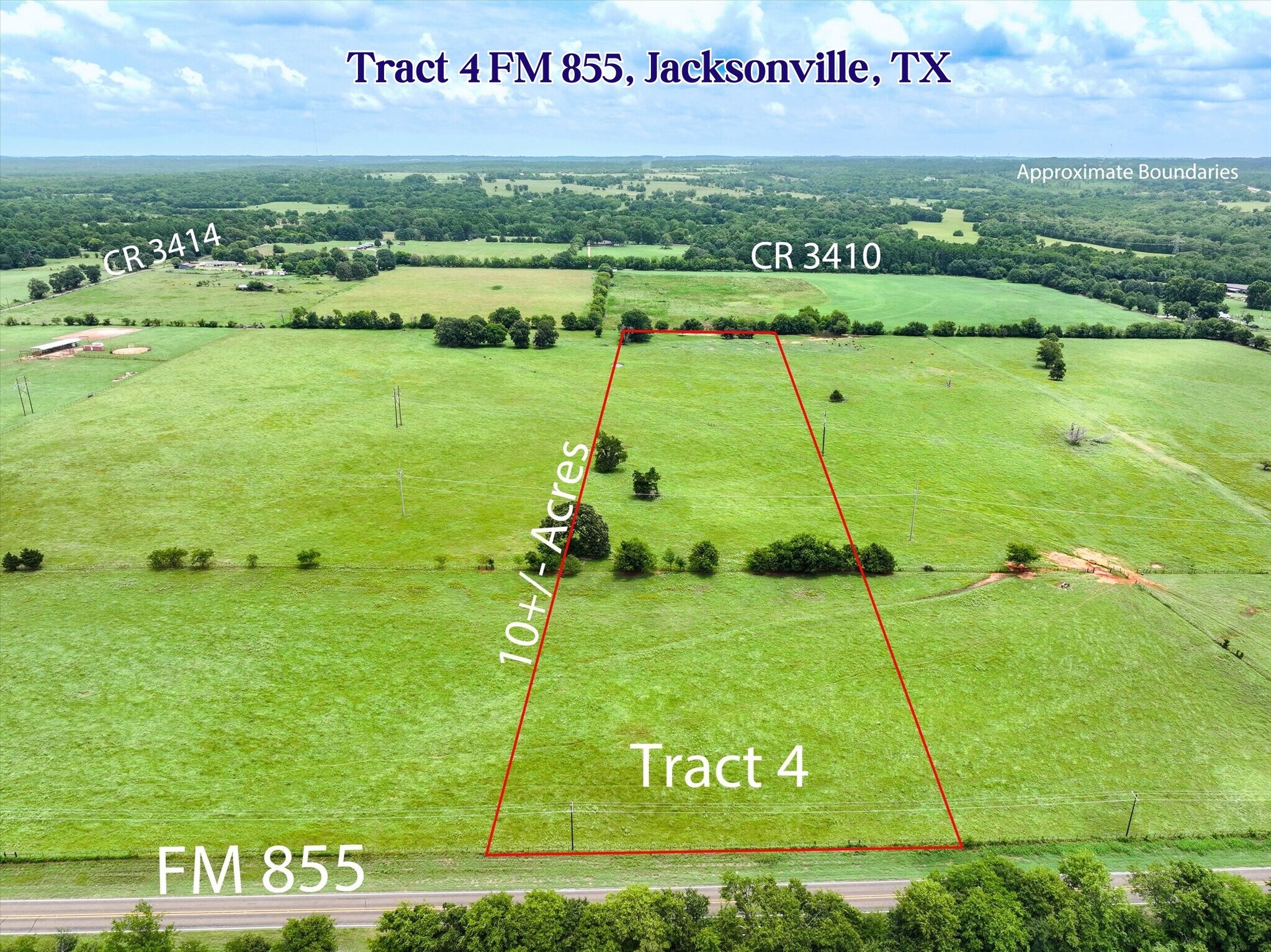 Tract 4 FM 855, Jacksonville, TX for Sale