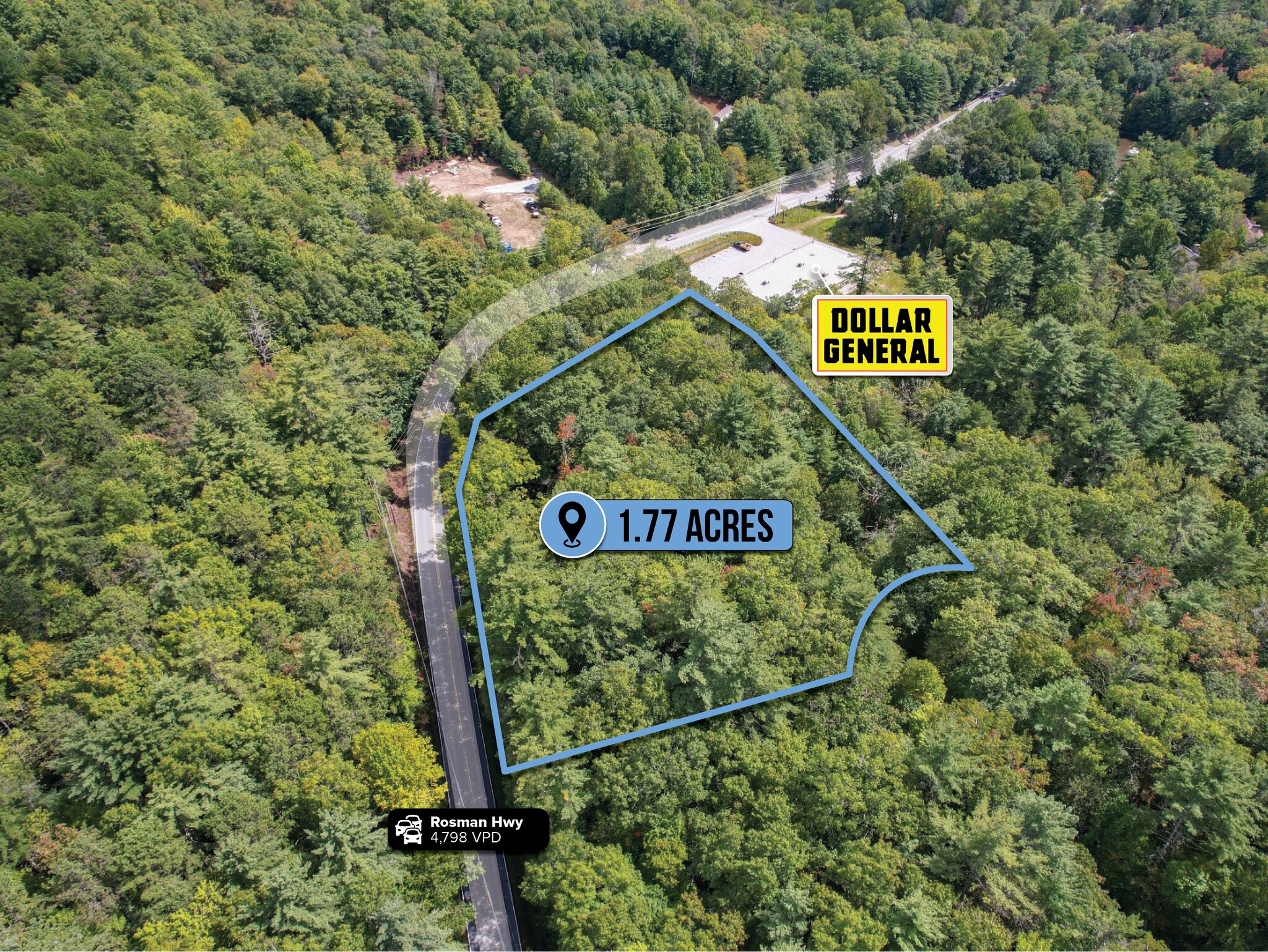 adj. to 19437 Rosman Highway, Sapphire, NC for Sale