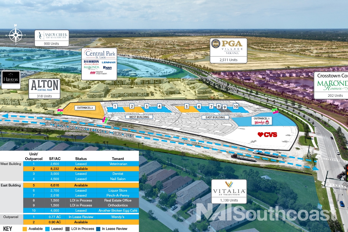 0 Crosstown Pkwy & SW Village Pkwy, Port Saint Lucie, FL for Sale