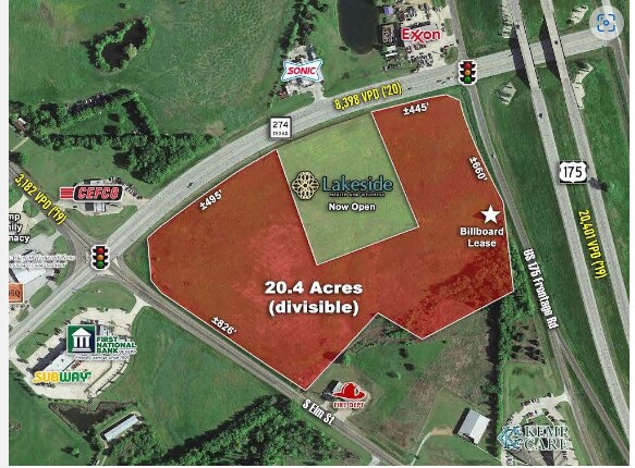 SWC of US-175 & SH-274, Kemp, TX for Sale