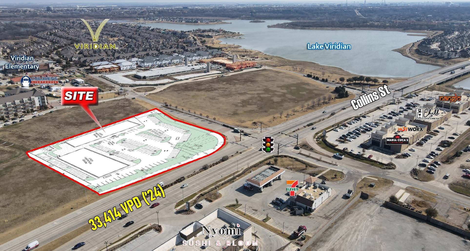 NEC of N Collins St & Blue Lake Blvd, Arlington, TX for Rent