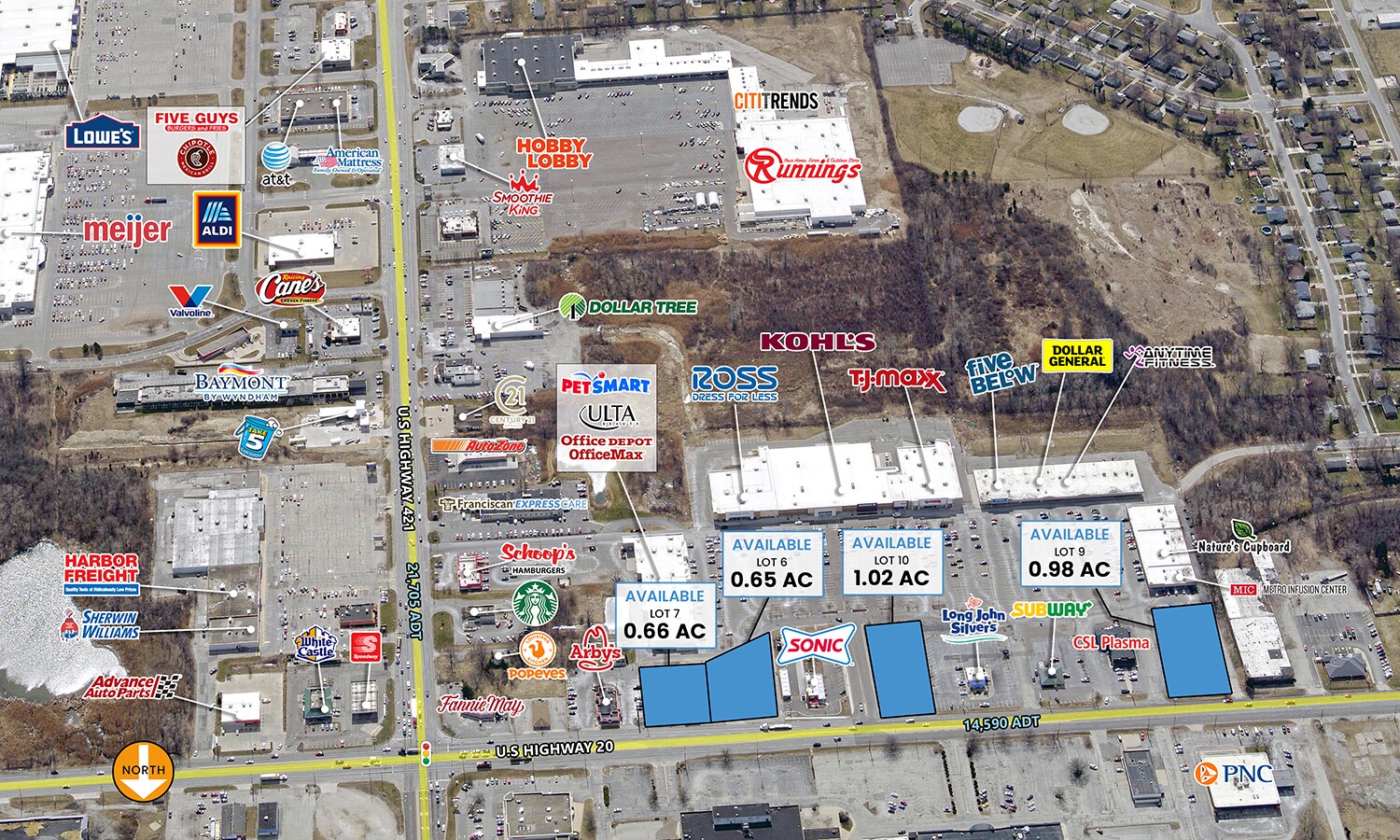 210-218 Dunes Plz, Michigan City, IN for Rent