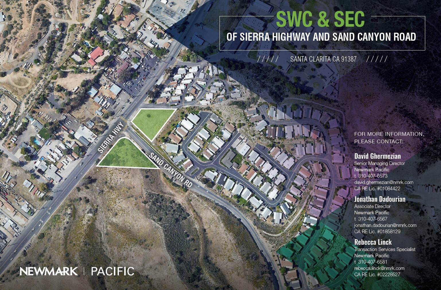 SWC & SEC of Sierra Hwy & San Canyon Rd, Santa Clarita, CA for Sale
