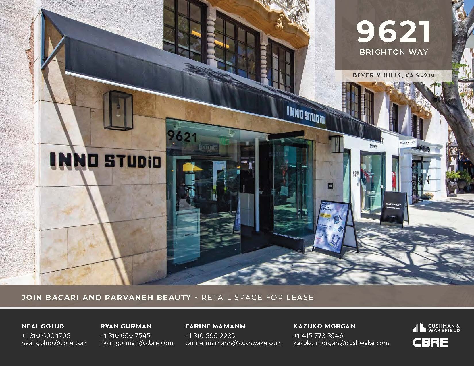 9601-9621 Brighton Way, Beverly Hills, CA for Rent