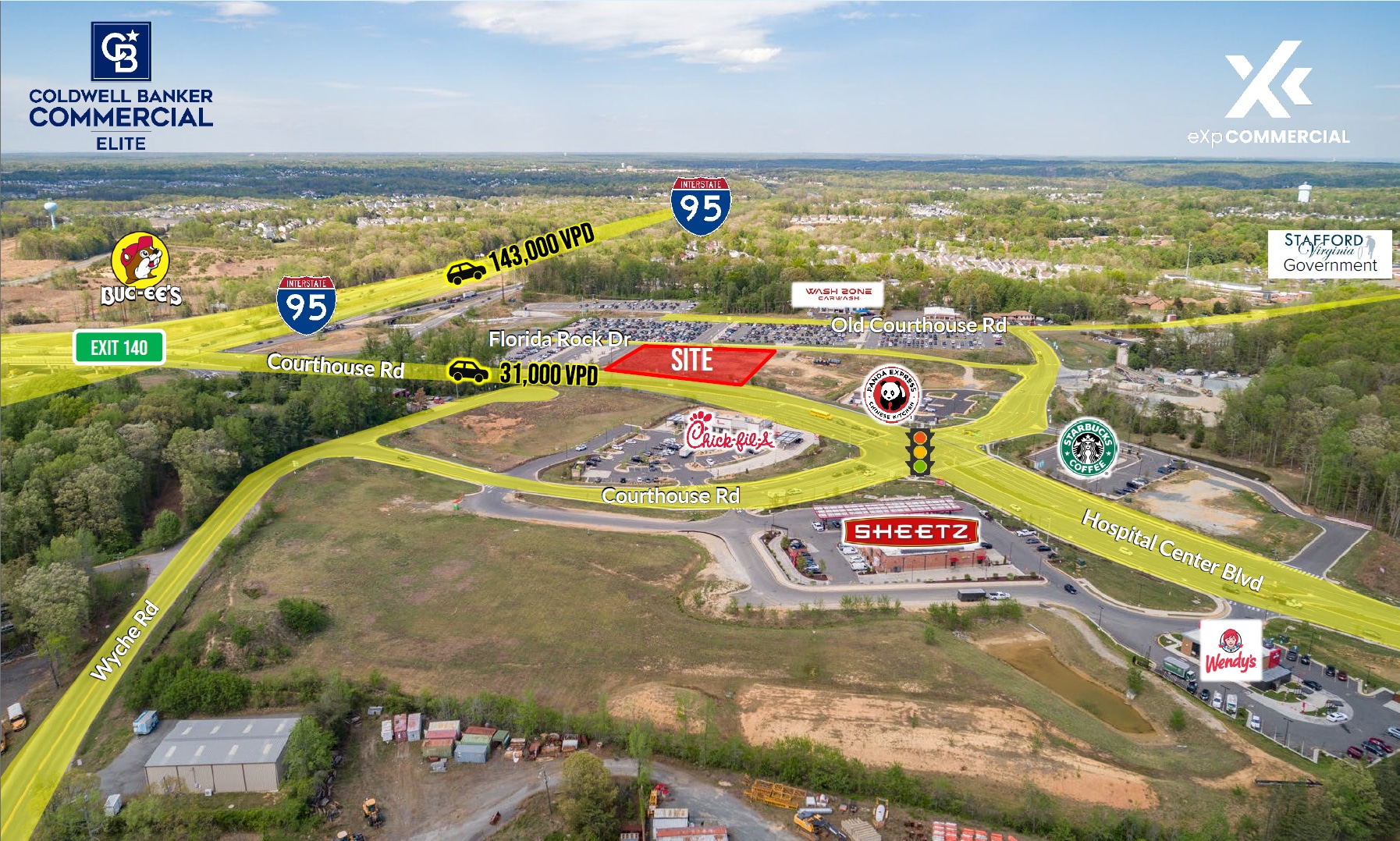 Courthouse Rd & Florida Rock Dr, Stafford, VA for Sale