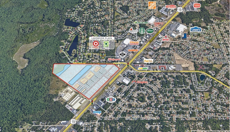 SWC US 19 & Lake in the Woods Dr, Spring Hill, FL for Rent