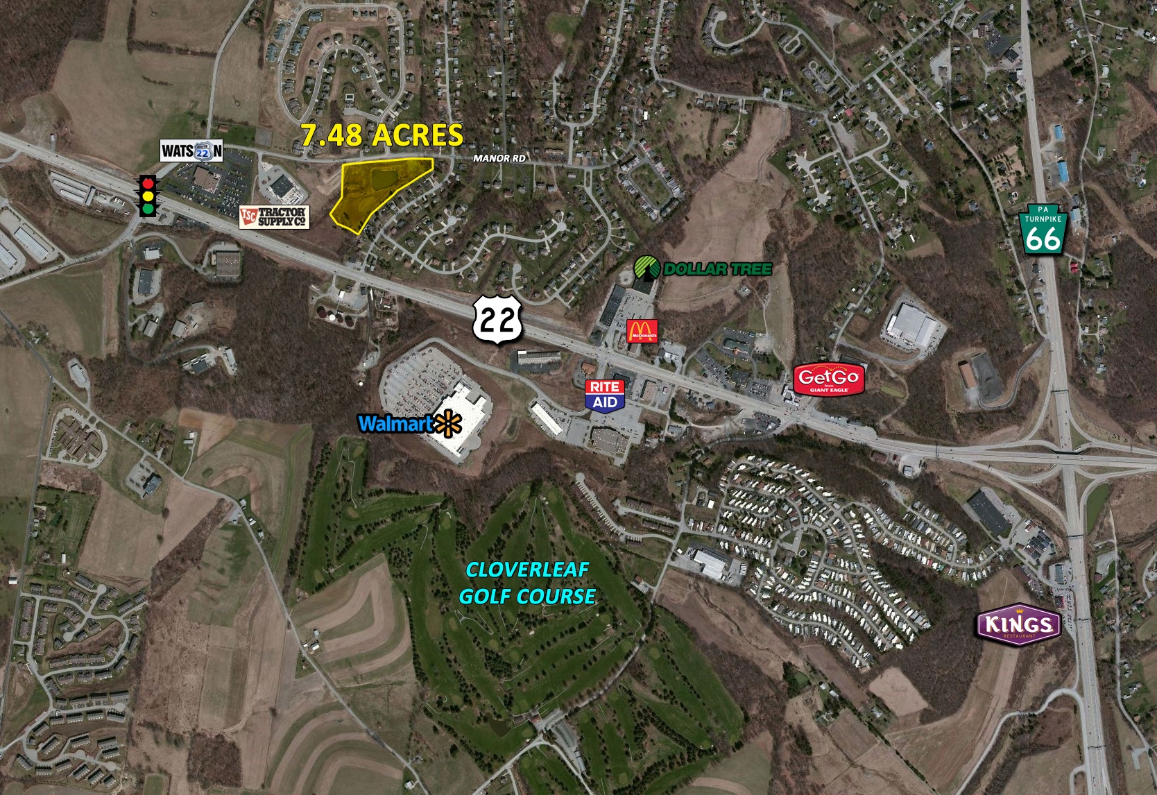 Route 22 @ Manor Road, Delmont, PA for Sale