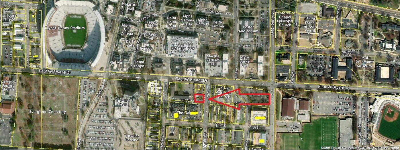 1014 7th Ave Tuscaloosa, AL 35401 Land Property for Lease on