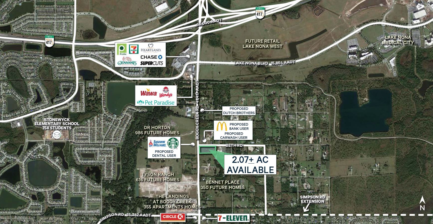 SEC Boggy Creek Rd and Beth rd, Orlando, FL for Rent