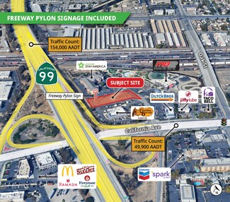 Bakersfield, CA Commercial Land - California Ave @ CALI 99 Bakersfield, CA Commercial Land - California Ave @ CALI 99